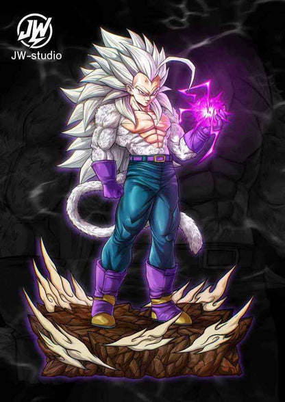 Dragon Ball JW Studio Son Goku & Vegeta Super Saiyan 5 Resin Statue