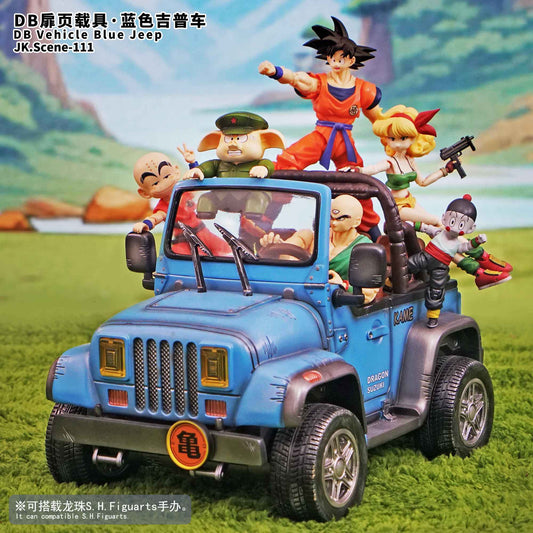 Dragon Ball JacksDo Studio Vehicle Blue Jeep Resin Statue