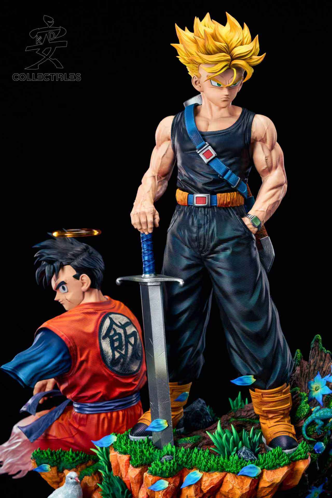 Dragon Ball KDC Trunks & Gohan Resin Statue (PayPal Fees and Shipping Costs Included)