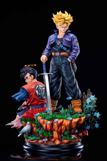 Dragon Ball KDC Trunks & Gohan Resin Statue (PayPal Fees and Shipping Costs Included)