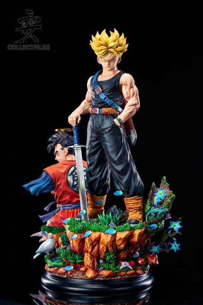 Dragon Ball KDC Trunks & Gohan Resin Statue (PayPal Fees and Shipping Costs Included)