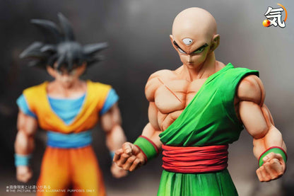 Dragon Ball Ki Studio Goku & Tien Shinhan Resin Statue