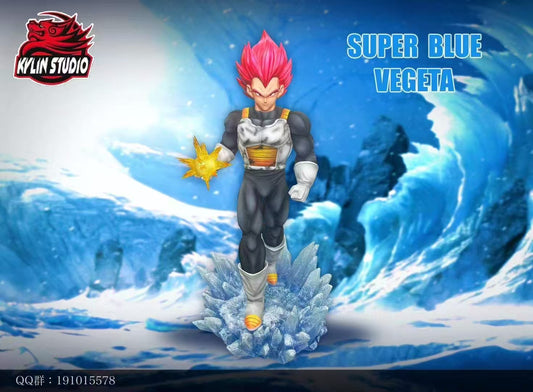 Dragon Ball Kylin Studio Super Blue Series Vegeta Resin Statue