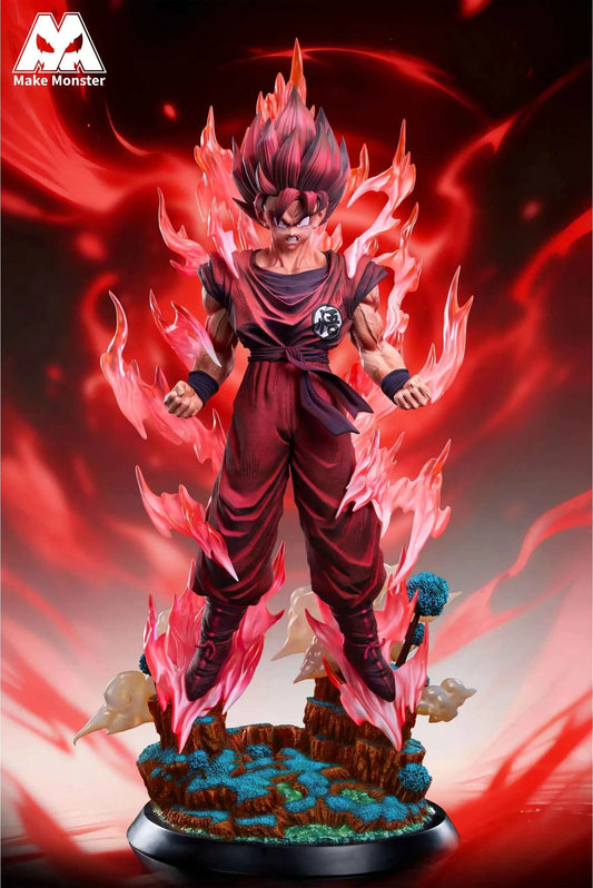 Dragon Ball Make Monster Studio Kaioken Son Goku Resin Statue