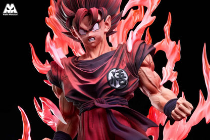 Dragon Ball Make Monster Studio Kaioken Son Goku Resin Statue
