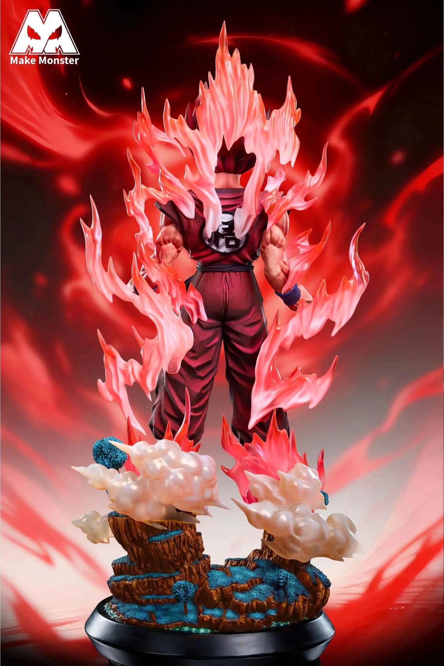 Dragon Ball Make Monster Studio Kaioken Son Goku Resin Statue