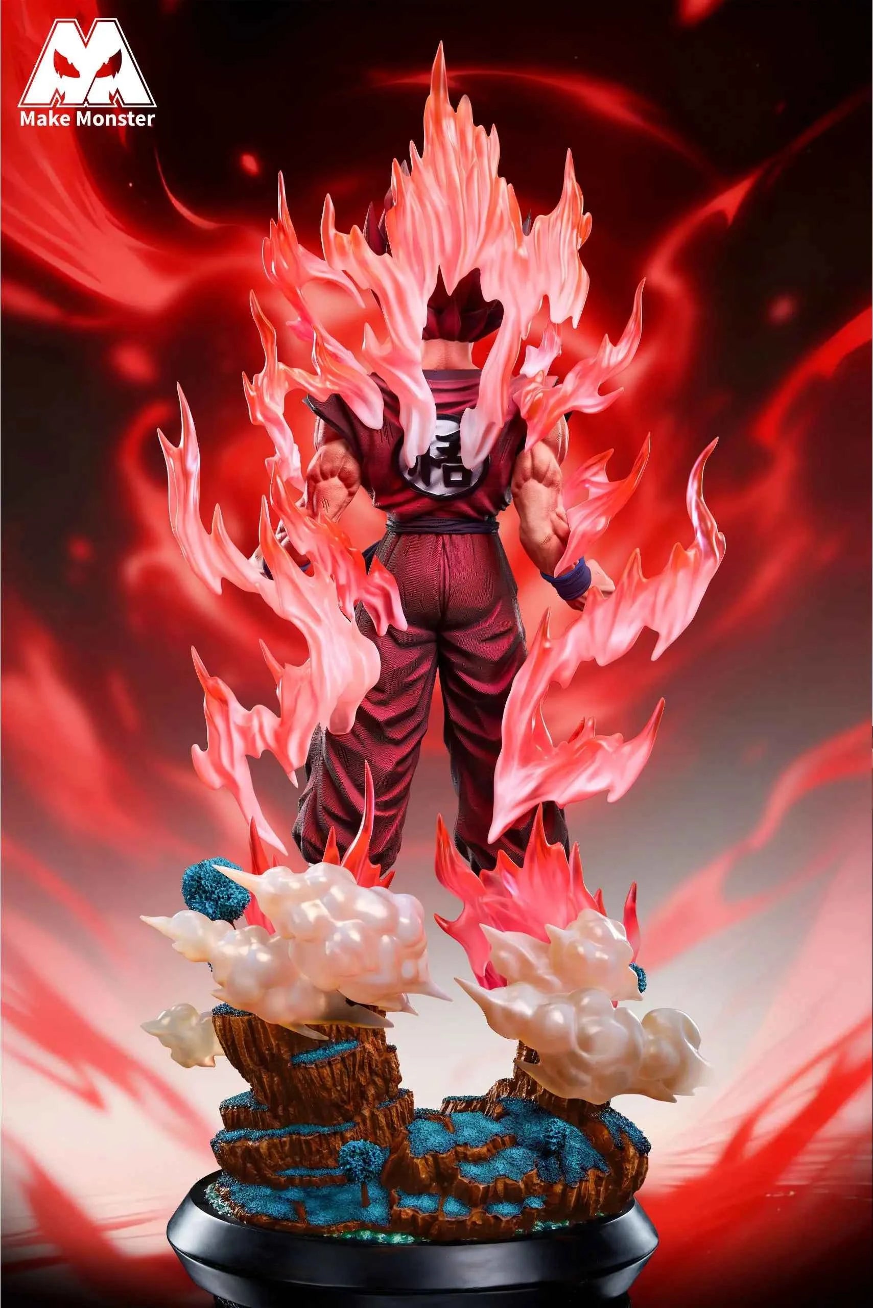 Dragon Ball Make Monster Studio Kaioken Son Goku Resin Statue