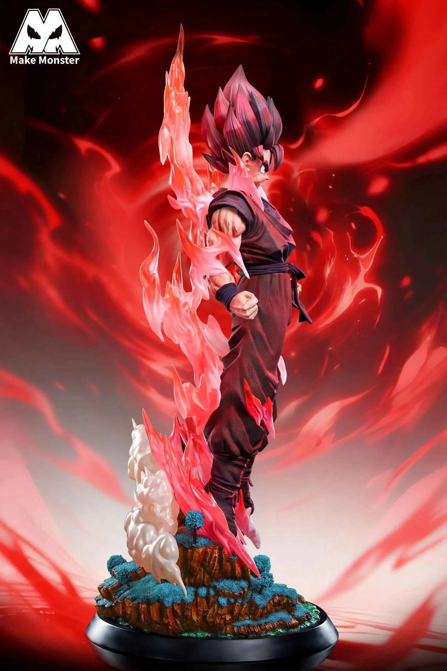 Dragon Ball Make Monster Studio Kaioken Son Goku Resin Statue