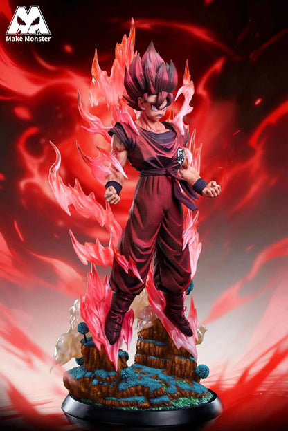 Dragon Ball Make Monster Studio Kaioken Son Goku Resin Statue