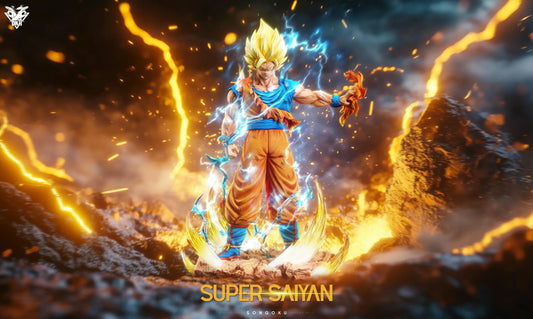 Dragon Ball Okr Studio Goku SSJ2 Resin Statue