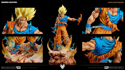 Dragon Ball Okr Studio Goku SSJ2 Resin Statue