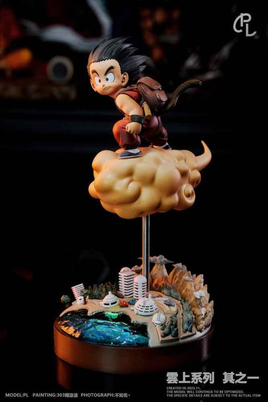 Dragon Ball PL Studio Backpack Kid Goku Flying Nimbus Resin Statue