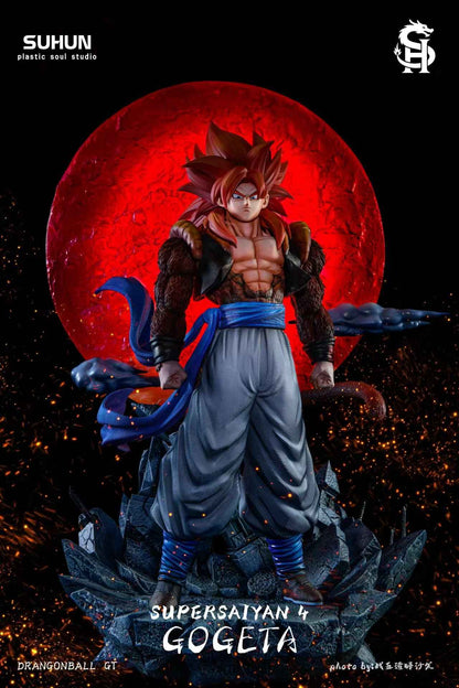 Dragon Ball Plastic Soul SH Studio Red Moon Super Saiyan 4 Gogeta 1/6 Resin Statue