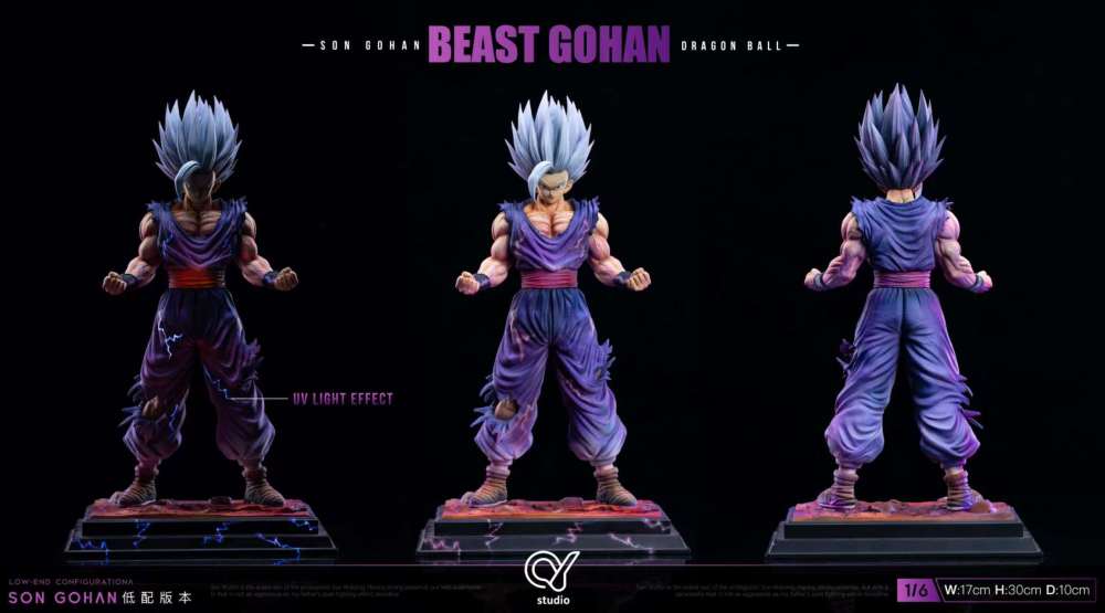 Dragon Ball QY Studio Beast Gohan Resin Statue (PayPal Fees and Shipping Costs Included)