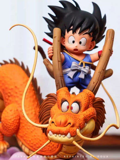 Dragon Ball Tenka Studio Kid Goku Riding Dragon Resin Statue