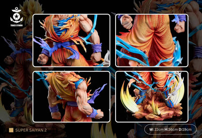 Dragon Ball Trace Studio Goku SSJ2 Resin Statue