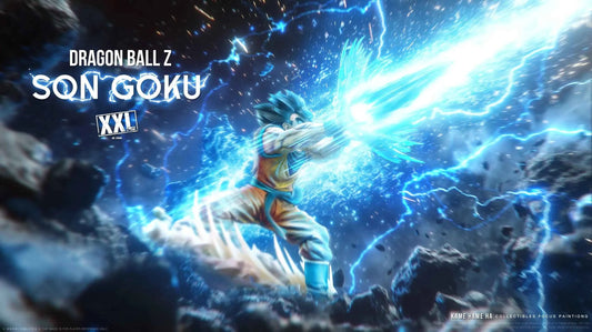 Dragon Ball XXL Studio Super Son Goku Kamehameha Resin Statue (PayPal Fees and Shipping Costs Included)