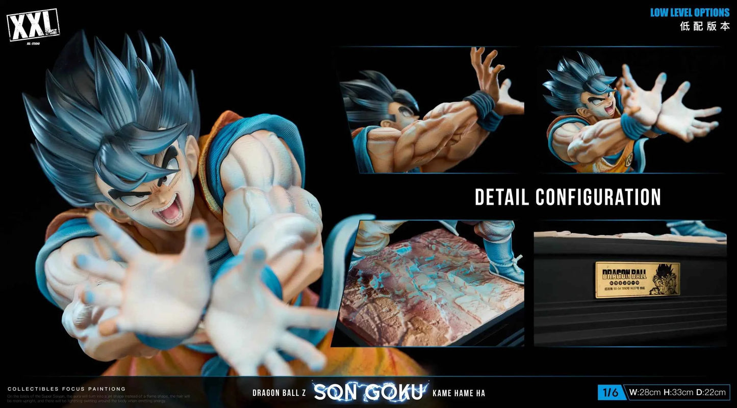 Dragon Ball XXL Studio Super Son Goku Kamehameha Resin Statue (PayPal Fees and Shipping Costs Included)