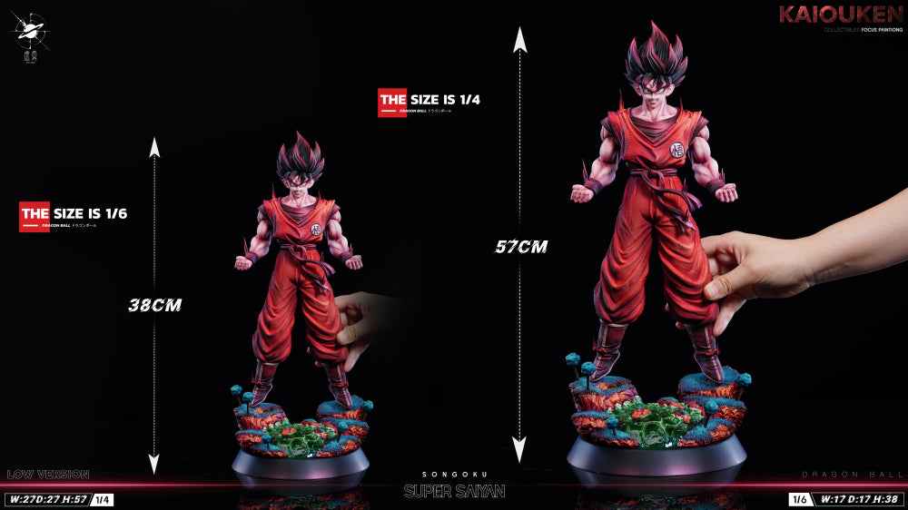 Dragon Ball Xu Jie Studio Kaioken Son Goku Resin Statue