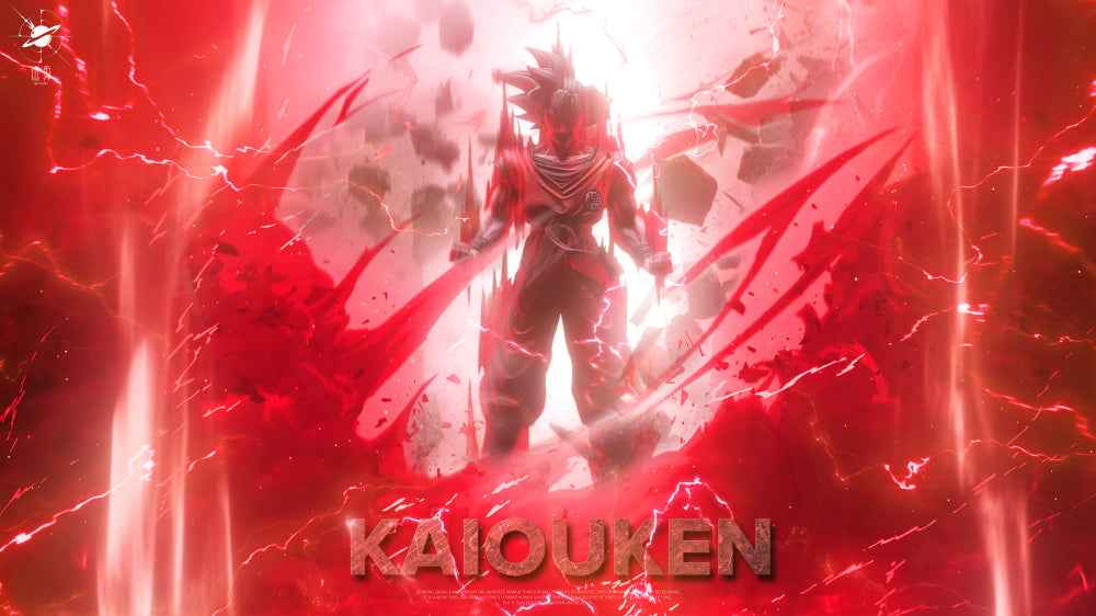 Dragon Ball Xu Jie Studio Kaioken Son Goku Resin Statue