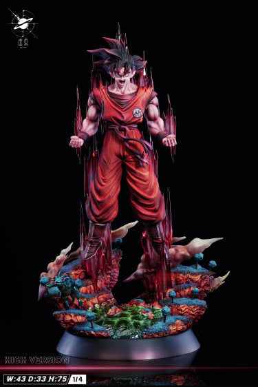 Dragon Ball Xu Jie Studio Kaioken Son Goku Resin Statue