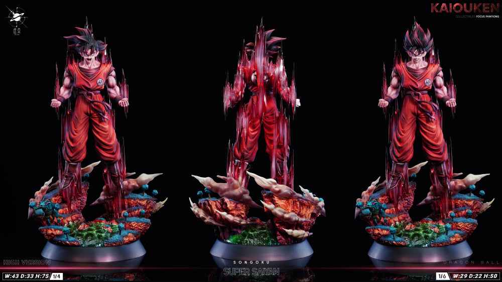 Dragon Ball Xu Jie Studio Kaioken Son Goku Resin Statue