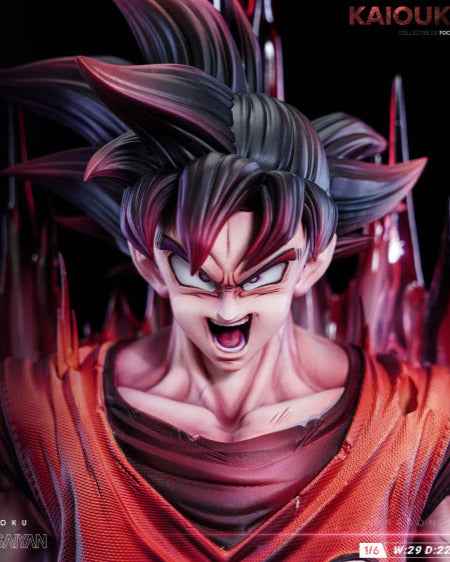 Dragon Ball Xu Jie Studio Kaioken Son Goku Resin Statue