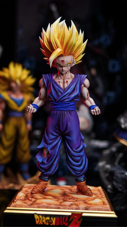 Dragon Ball Jun Zhang Studio Son Gohan Super Saiyan 2 Resin Statue