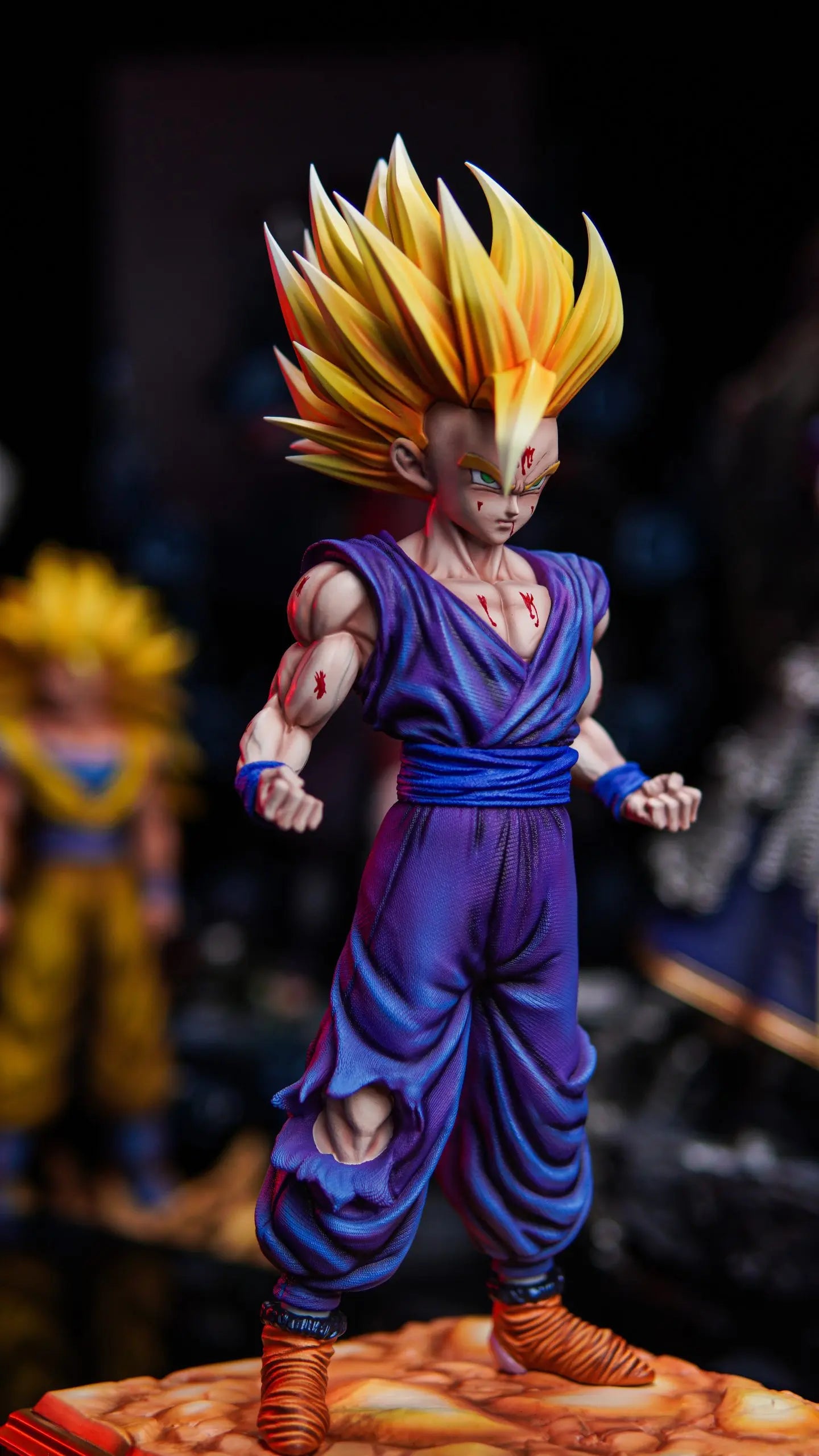 Dragon Ball Jun Zhang Studio Son Gohan Super Saiyan 2 Resin Statue