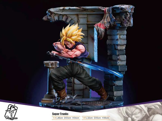 Dragon Ball Poker Monster Studio Super Trunks Resin Statue