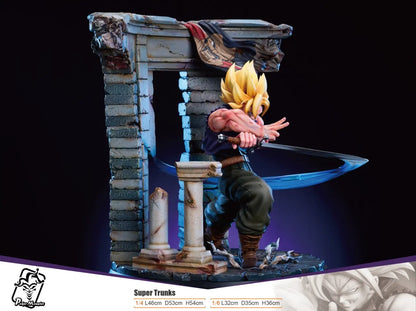Dragon Ball Poker Monster Studio Super Trunks Resin Statue