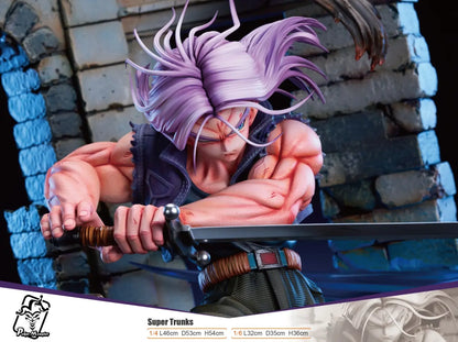 Dragon Ball Poker Monster Studio Super Trunks Resin Statue