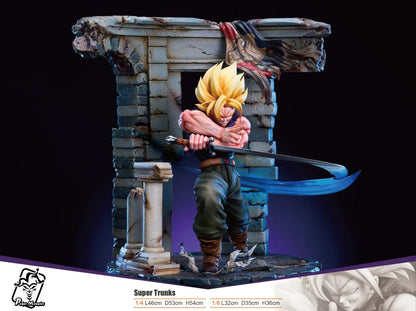 Dragon Ball Poker Monster Studio Super Trunks Resin Statue