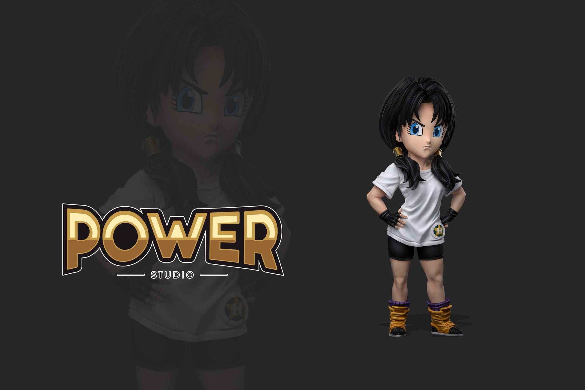 Dragon Ball ~ Power Studio ~ Videl WCF Scale ~ Resin Statue - Santoryu Resins Collectors
