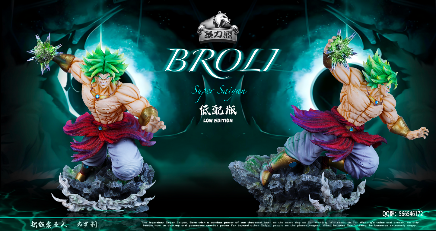 Dragon Ball Violent Bear Studio Broly Resin Statue