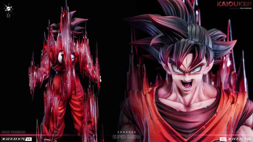 Dragon Ball Xu Jie Studio Kaioken Son Goku Resin Statue