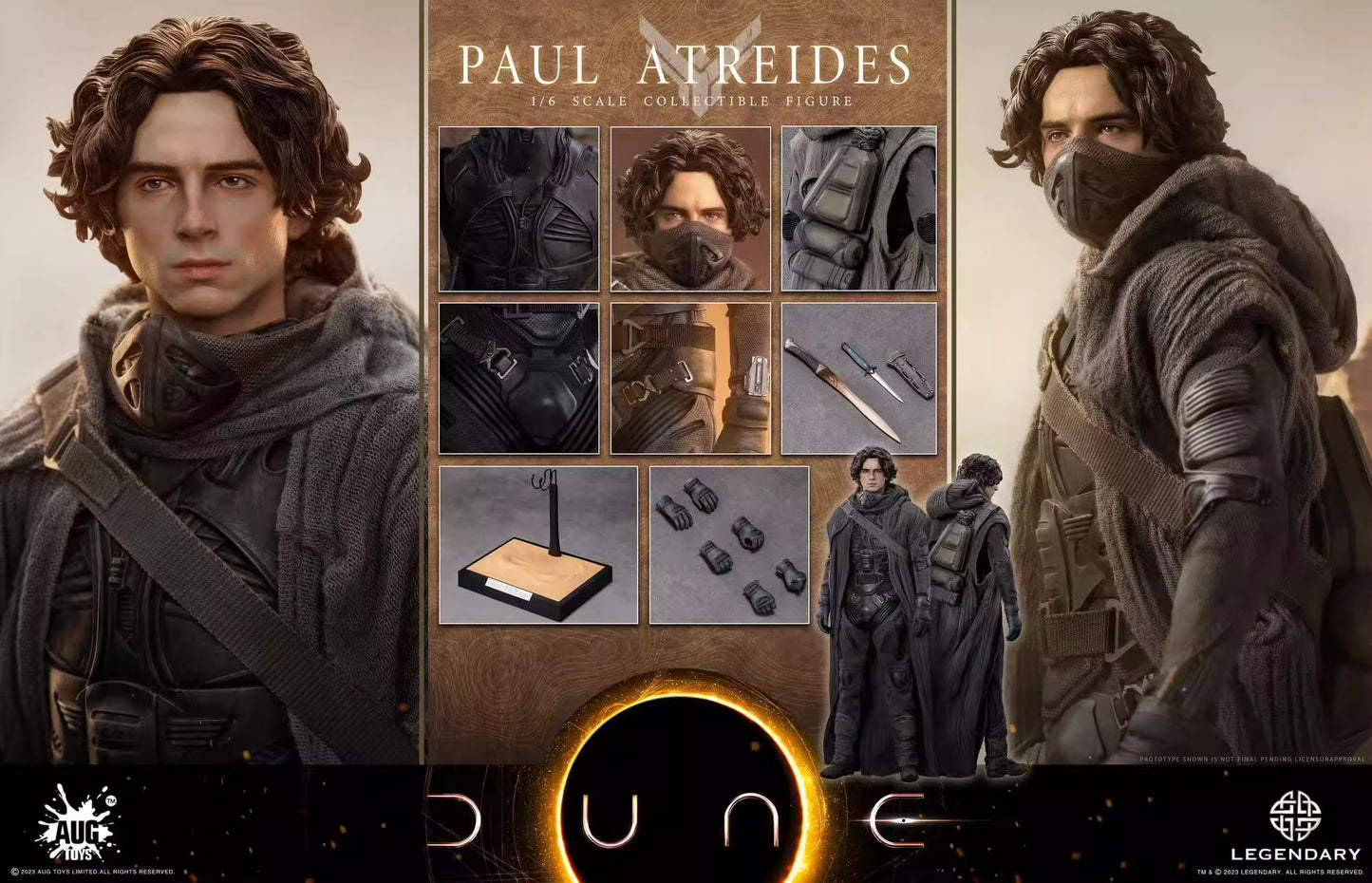 Dune AUG Toys Paul Atreides DL003 1/6 Licensed Action Figure