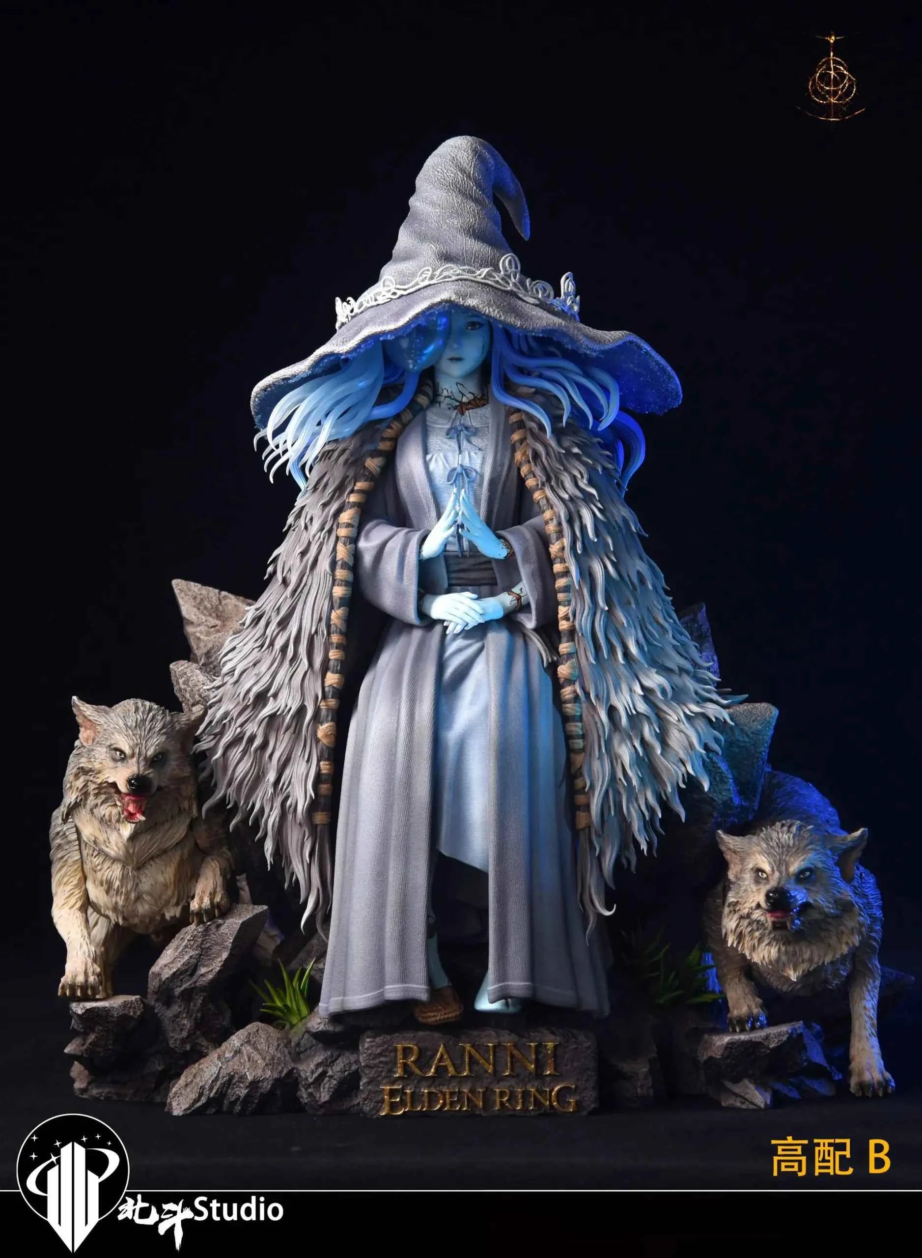Elden Ring Hokuto Studio Moon Princess Ranni Resin Statue