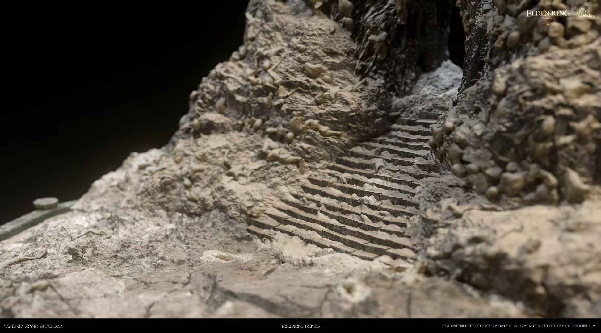 Elden Ring Third Eye Studio Promised Consort Radahn & Radahn Consort OI Miquella Resin Statue