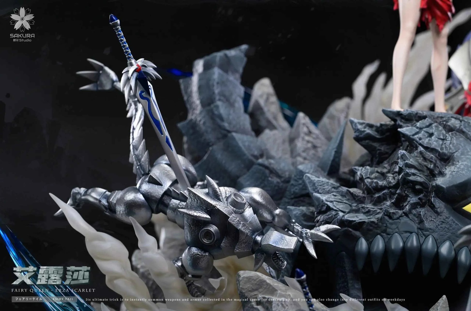 Fairy Tail Sakura Studio Erza Scarlet Resin Statues