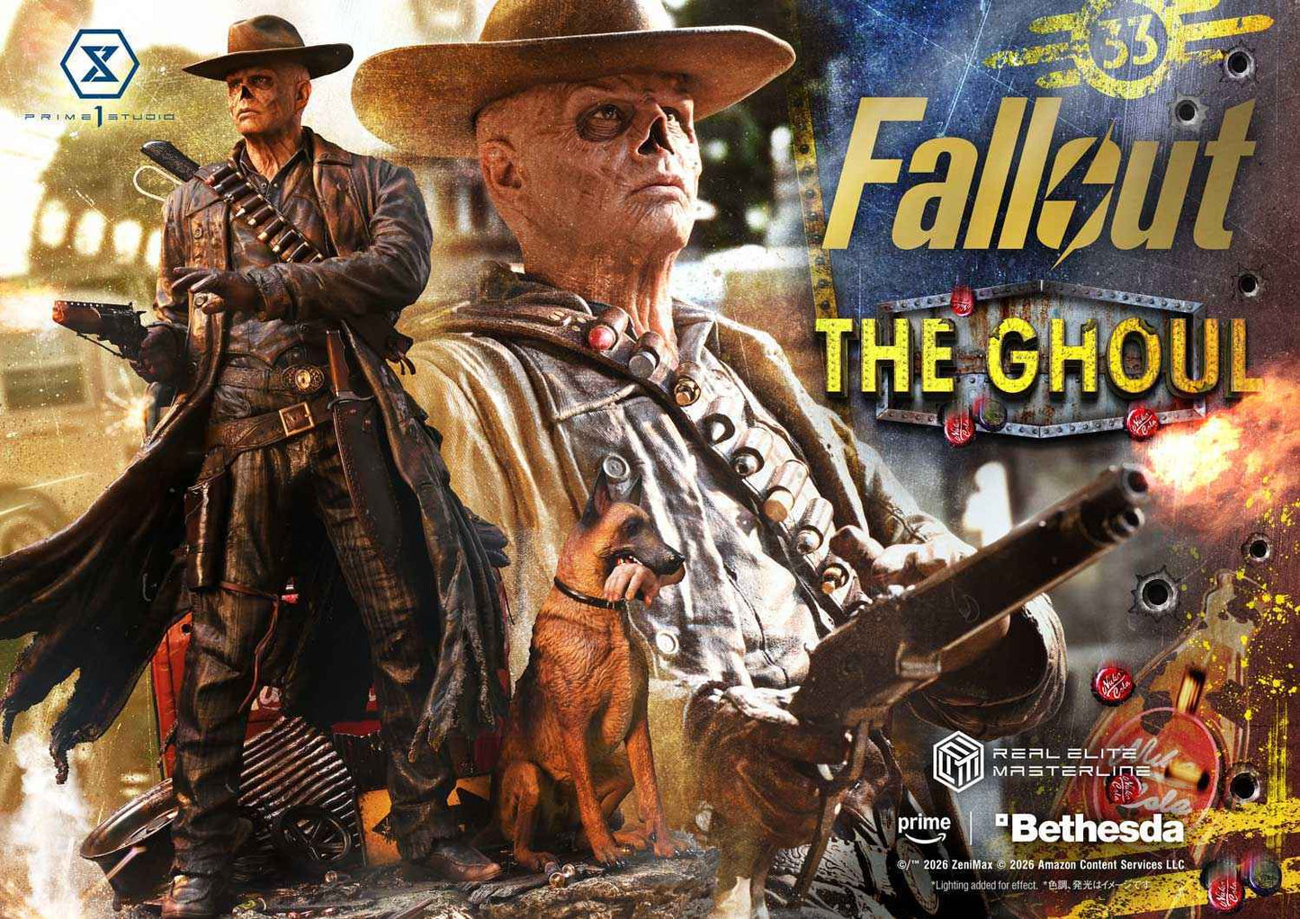 Fallout Prime 1 Studio The Ghoul Cooper Howard REMFO-01 REMFO-01DX REMFO-01DXS 1/4 Licensed Resin Statue