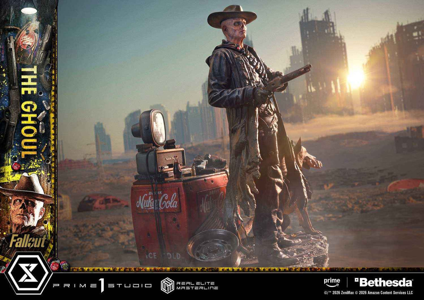 Fallout Prime 1 Studio The Ghoul Cooper Howard REMFO-01 REMFO-01DX REMFO-01DXS 1/4 Licensed Resin Statue