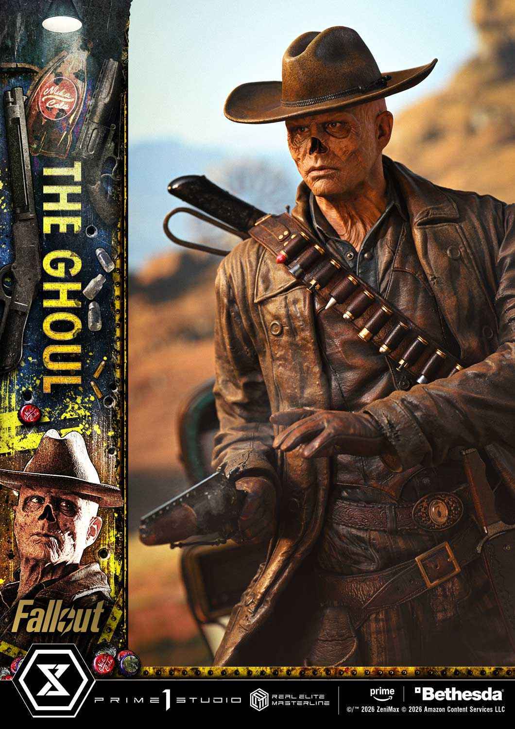 Fallout Prime 1 Studio The Ghoul Cooper Howard REMFO-01 REMFO-01DX REMFO-01DXS 1/4 Licensed Resin Statue