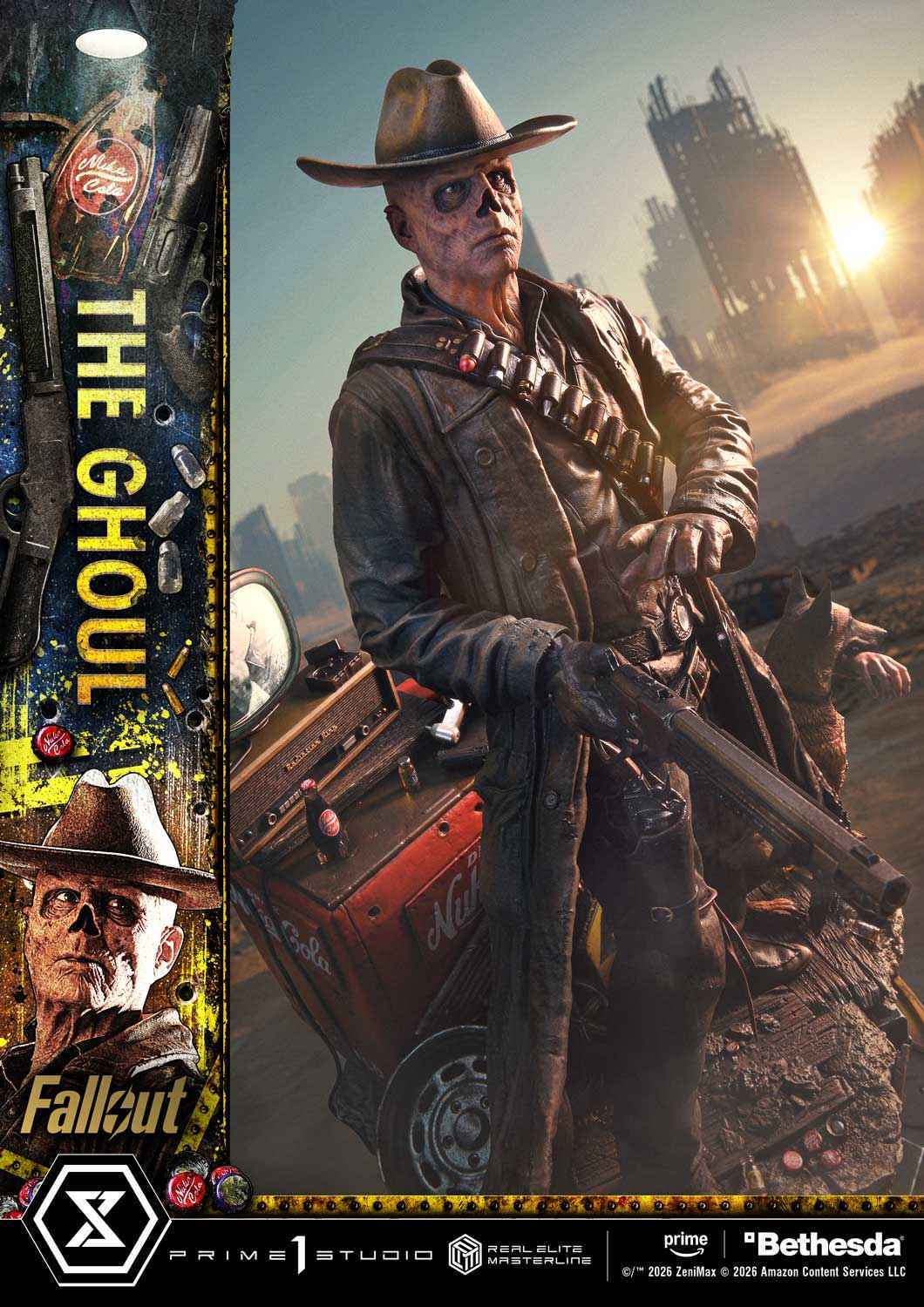 Fallout Prime 1 Studio The Ghoul Cooper Howard REMFO-01 REMFO-01DX REMFO-01DXS 1/4 Licensed Resin Statue