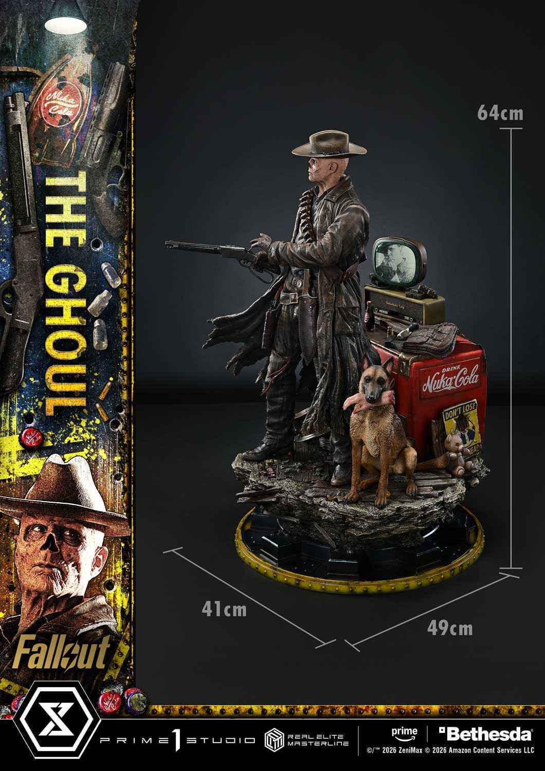 Fallout Prime 1 Studio The Ghoul Cooper Howard REMFO-01 REMFO-01DX REMFO-01DXS 1/4 Licensed Resin Statue