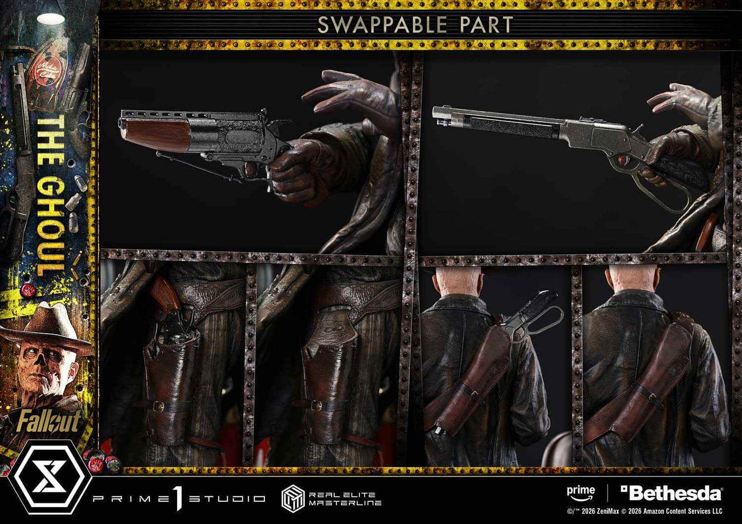 Fallout Prime 1 Studio The Ghoul Cooper Howard REMFO-01 REMFO-01DX REMFO-01DXS 1/4 Licensed Resin Statue