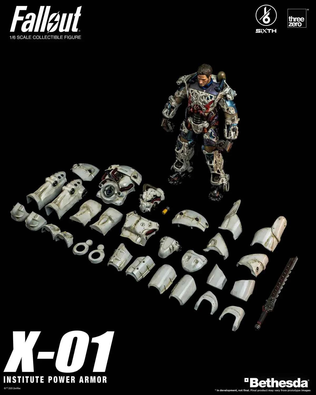 Fallout Threezero X-01 Institute Power Armor 3Z10030W0 1/6 Licensed Action Figure
