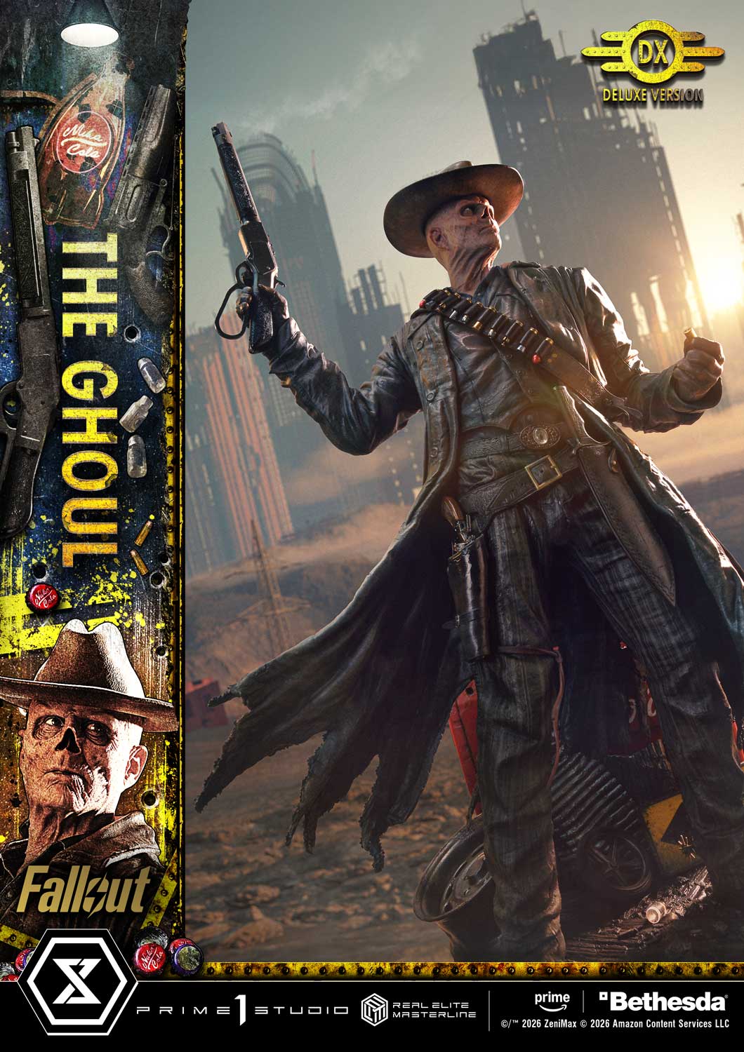 Fallout Prime 1 Studio The Ghoul Cooper Howard REMFO-01 REMFO-01DX REMFO-01DXS 1/4 Licensed Resin Statue