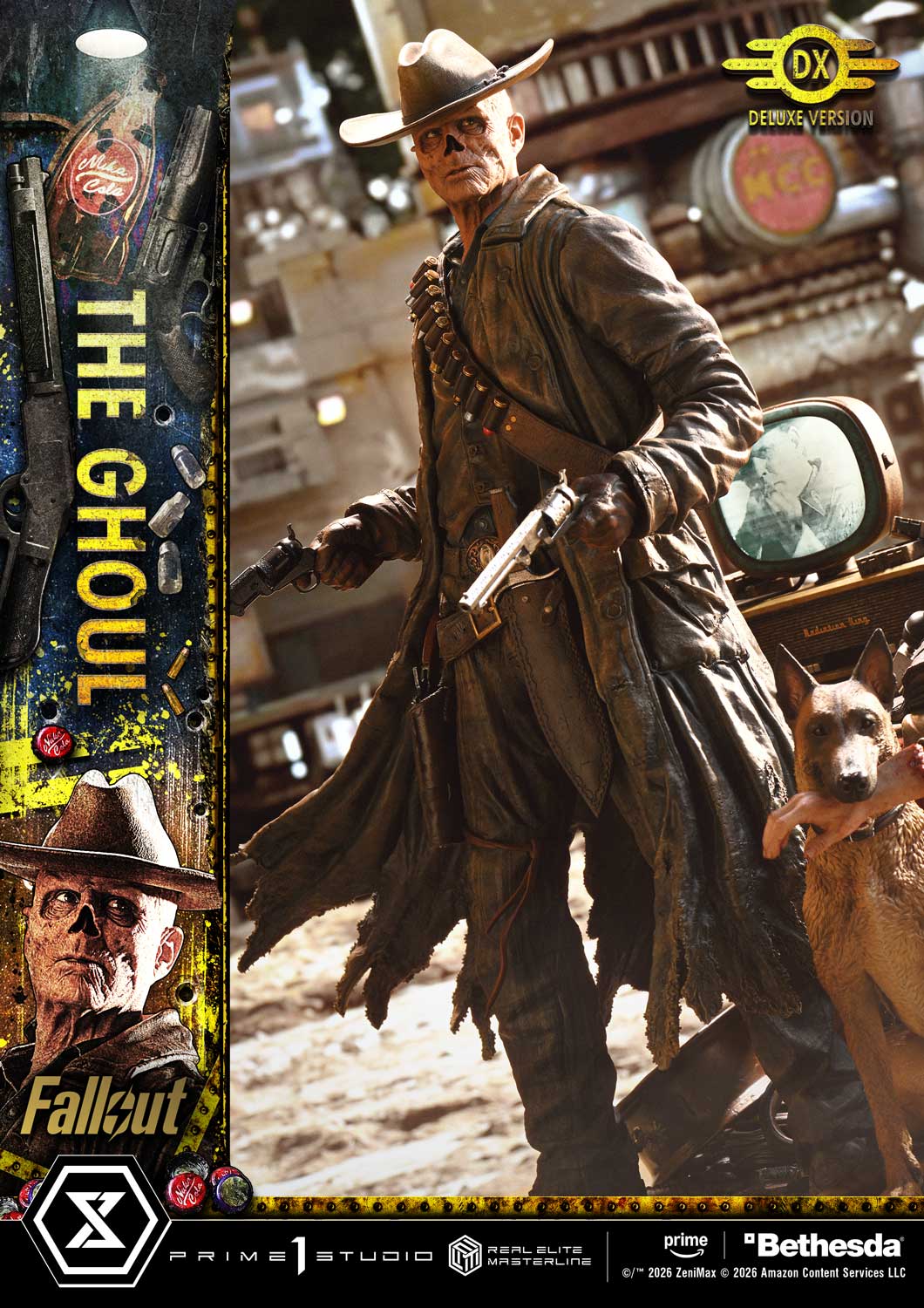 Fallout Prime 1 Studio The Ghoul Cooper Howard REMFO-01 REMFO-01DX REMFO-01DXS 1/4 Licensed Resin Statue