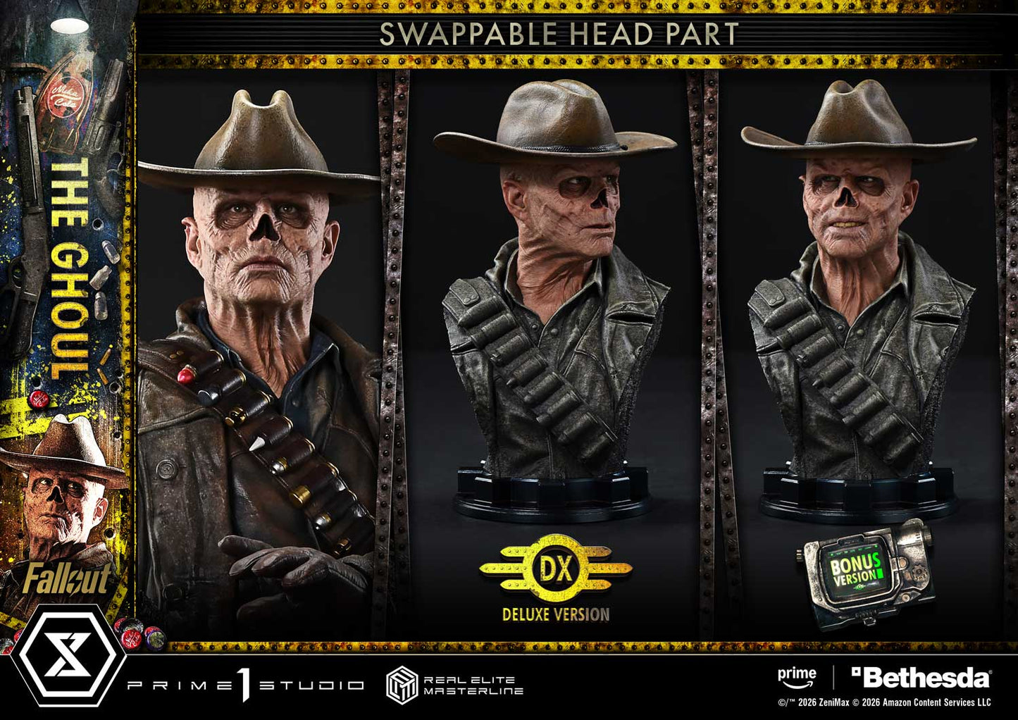 Fallout Prime 1 Studio The Ghoul Cooper Howard REMFO-01 REMFO-01DX REMFO-01DXS 1/4 Licensed Resin Statue